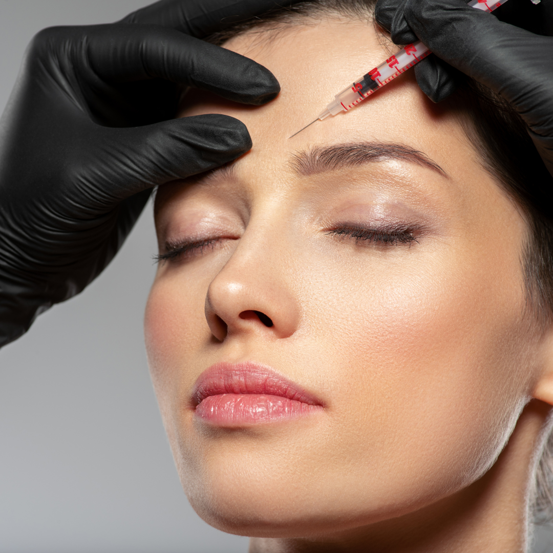 Women receiving a neuromodulator Injection such as Botox, Dysport or Xeomin